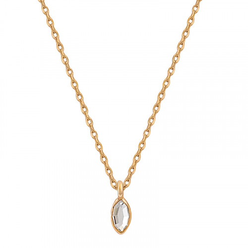 Κολιέ οβάλ από ασήμι 925°...